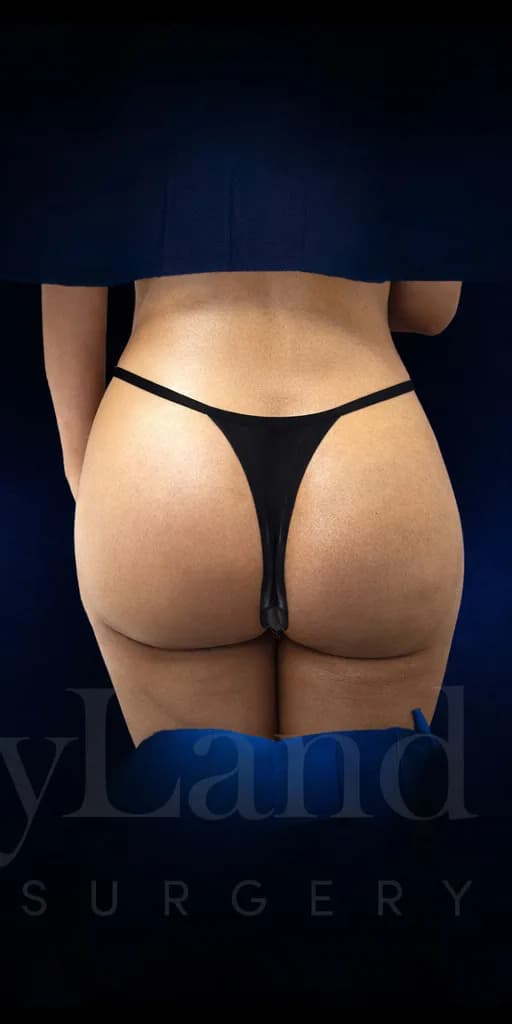 Implantes de glúteos después por Dr. Christopher J. Salgado en Miami · Beautyland Plastic Surgery