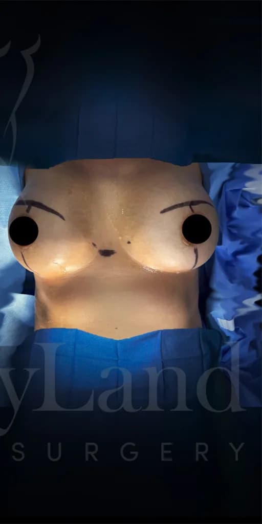 Aumento de senos después por Dr. Oliver Simmons en Miami · Beautyland Plastic Surgery