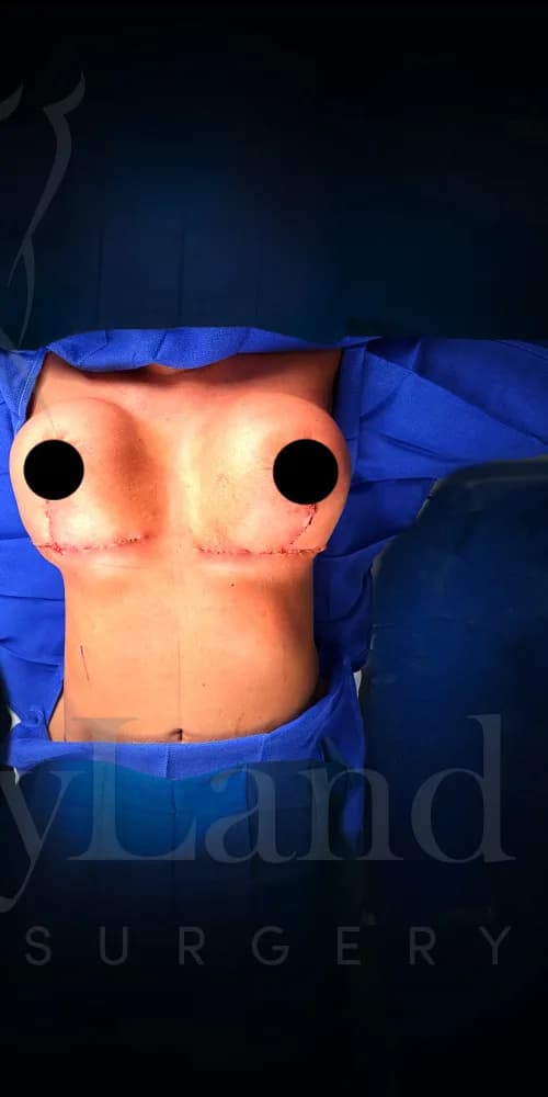 Mastopexia (elevación de senos) después por Dr. Anne-Sophie Lessard en Miami · Beautyland Plastic Surgery